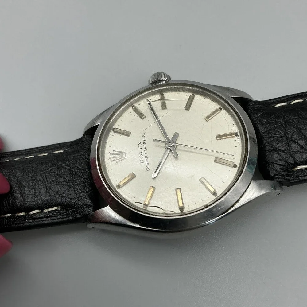 Vintage Rolex Oyster Perpetual Mens Watch 34mm 1520 Cal. 1002 Case Automatic